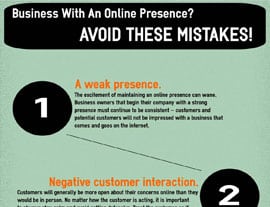 Online Presence Mistakes by Dynamo Web Solutions thumb - Infographics