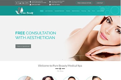 purebeautymedicalspa thumb - Our Clients