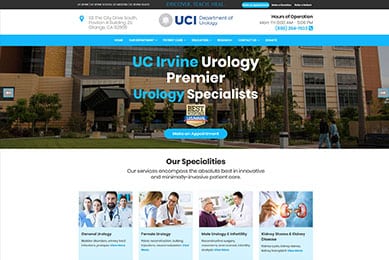 UC Irvine Health Department of Urology Thumb - Our Clients